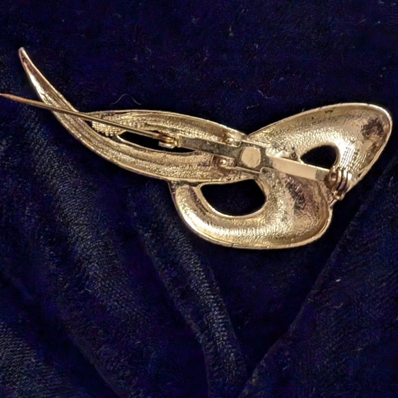 Vintage Silver tone infinity broach S - Picture 4 of 7